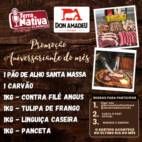 ANIVERSARIANTE DO MÊS FEED