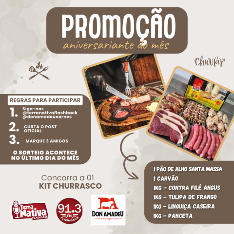 ANIVERSARIANTE DO MÊS - FEED